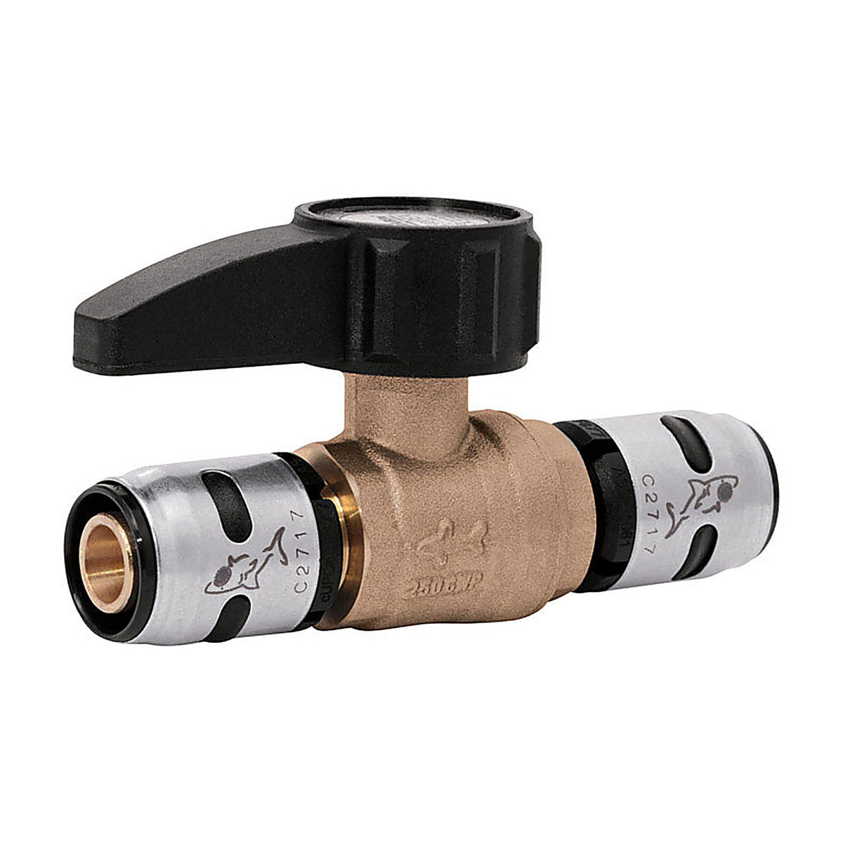 SharkBite K22185 EvoPEX 3/4 in. Push x 3/4 in. Dia. Push Brass Ball Valve