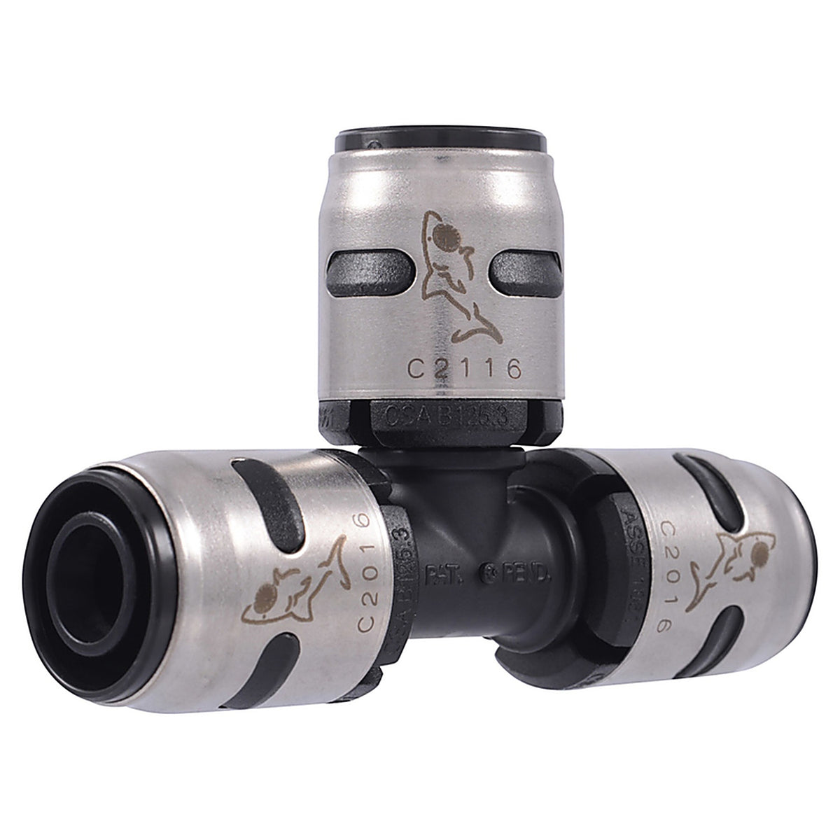 SharkBite K370A EvoPEX 3/4 in. Push x 3/4 in. Dia. Push Plastic Tee