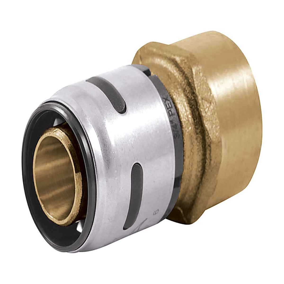 SharkBite K088A EvoPEX 3/4 in. Push x 3/4 in. Dia. FPT Brass Female Adapter
