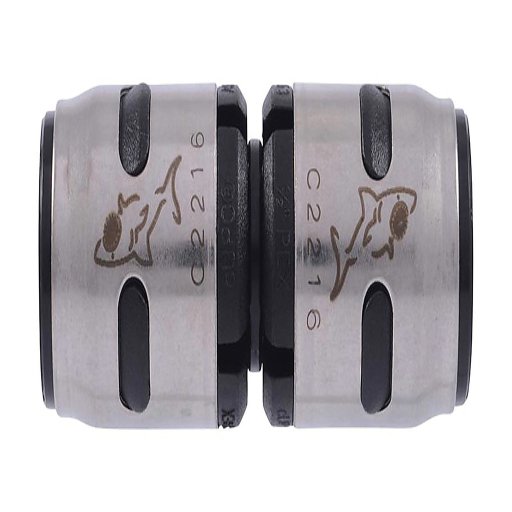 SharkBite K016A EvoPEX 3/4 in. Push x 3/4 in. Dia. Push Plastic Coupling