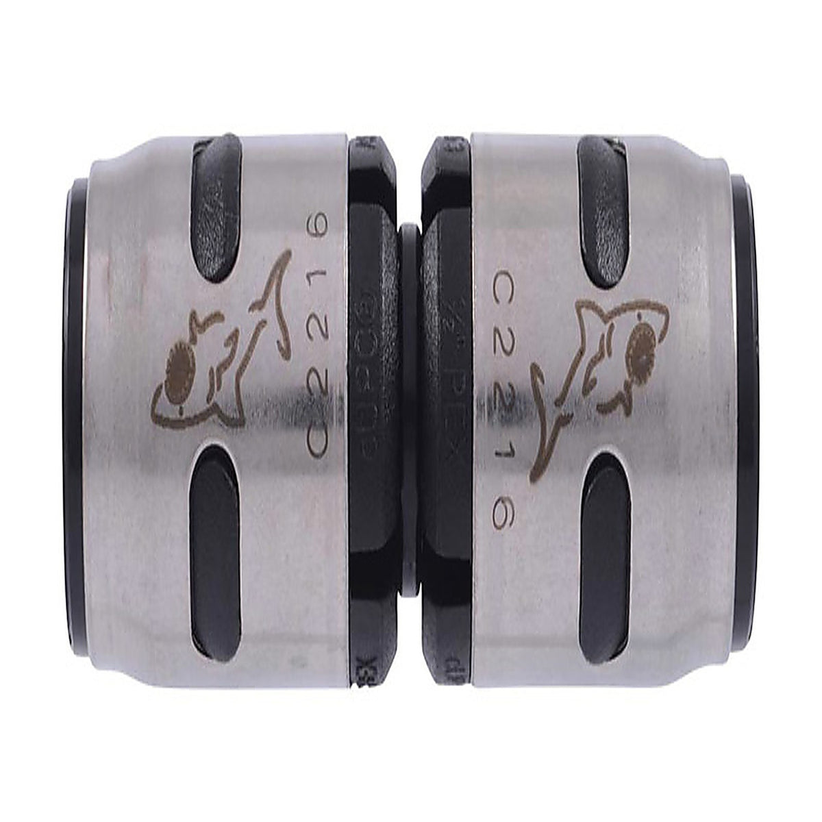 SharkBite K016A EvoPEX 3/4 in. Push x 3/4 in. Dia. Push Plastic Coupling