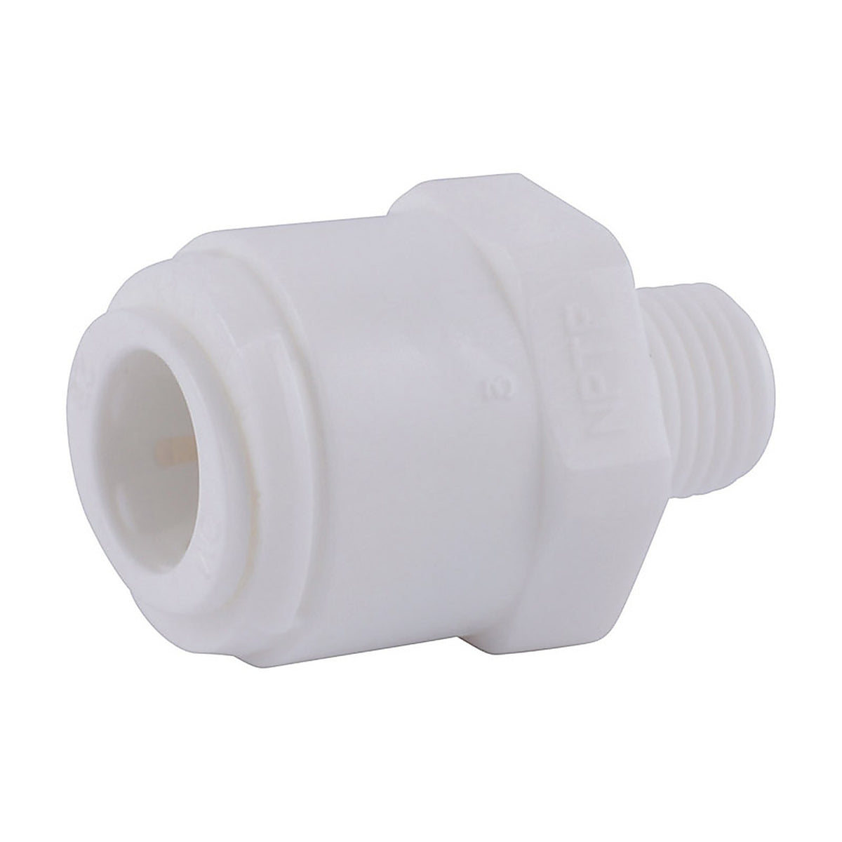 SharkBite 25660 Push to Connect 3/8 in. OD x 1/8 in. Dia. MIP Plastic Adapter
