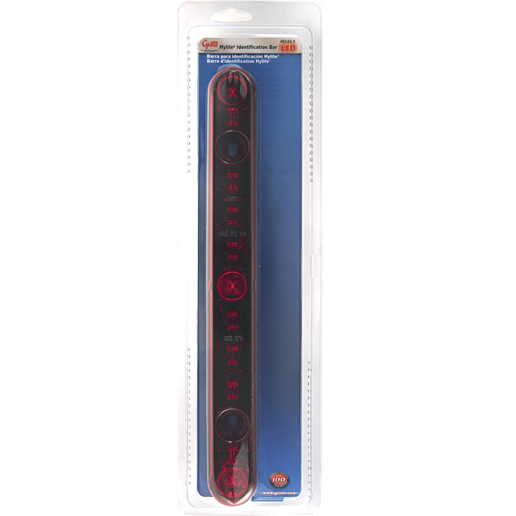 Grote 49242-5 Red LED 15in. Bar Low Profile