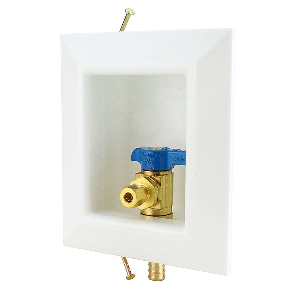 Apollo - APXBOXIM - 1/2 In. D Ice Maker PEX Barb Ice Maker Outlet Box