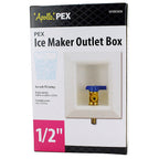 Apollo - APXBOXIM - 1/2 In. D Ice Maker PEX Barb Ice Maker Outlet Box