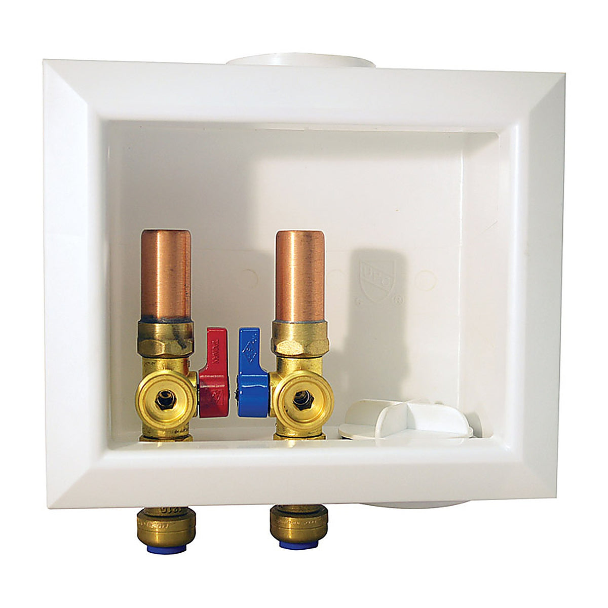 Tectite - FSBBOXWMWH - Washing Machine Outlet Box with Hammer Arrestor