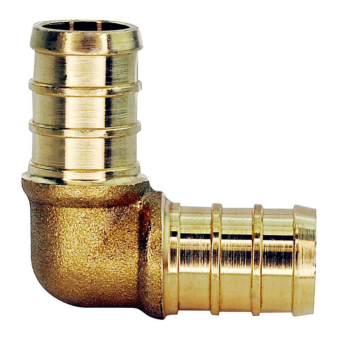 Apollo - APXE1240JR - Pro 1/2 In. PEX Barb in to X 1/2 In. D PEX Barb Brass 90 Degree Elbow