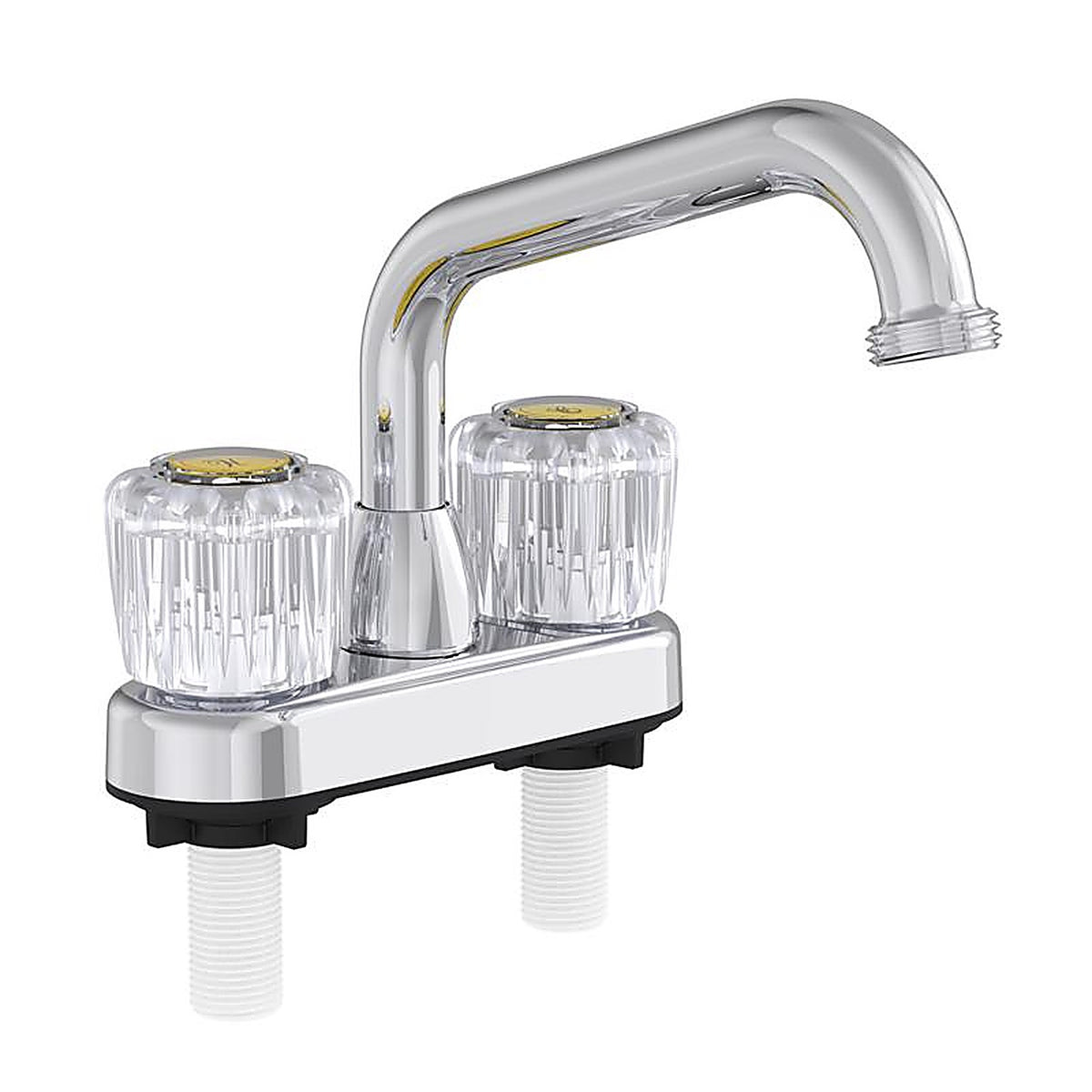 Home Plus 357131 Classic Chrome Two Handle Laundry Faucet 4 in.