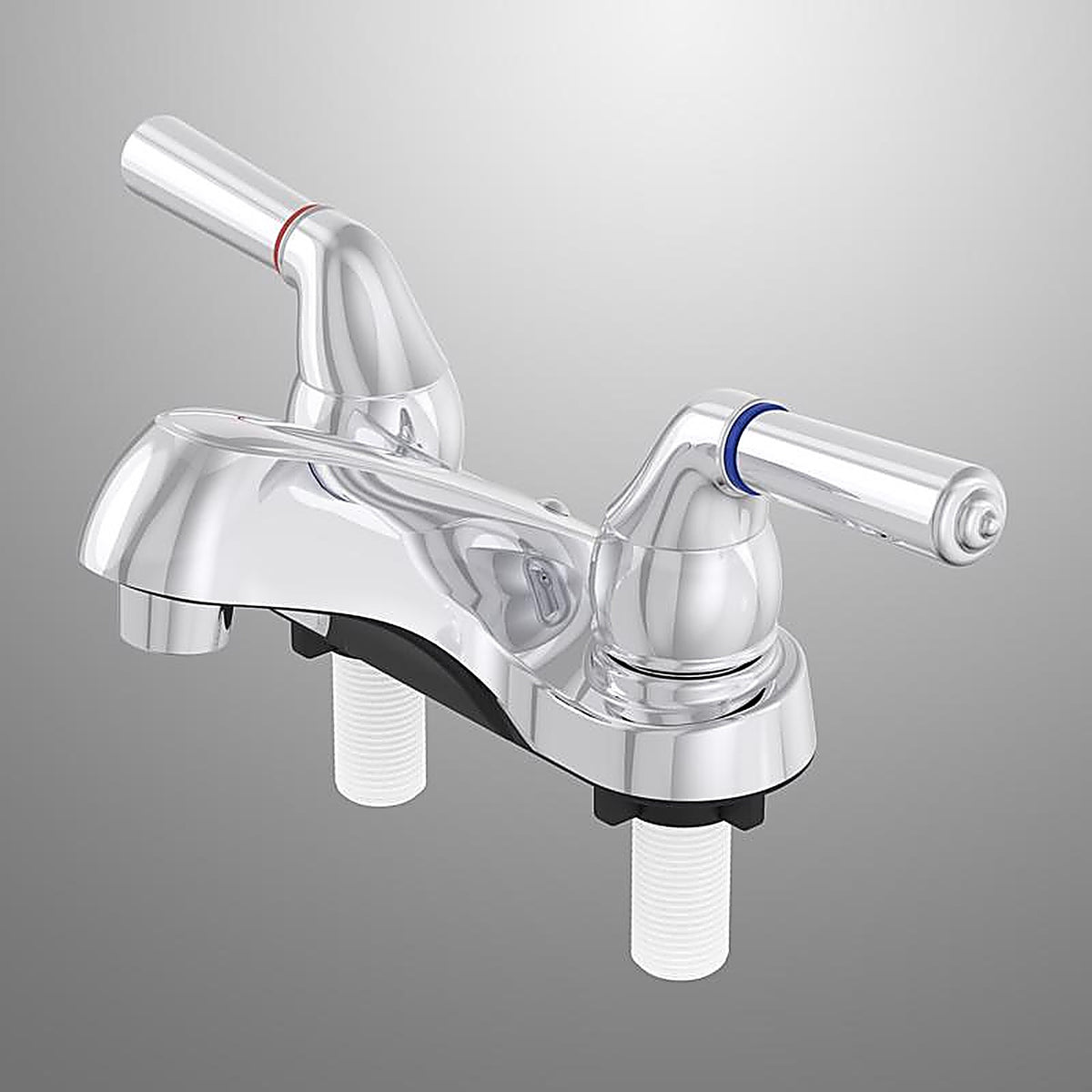 Home Plus 1004-10CTPCP-N Classic Chrome Two Handle Lavatory Faucet 4 in.