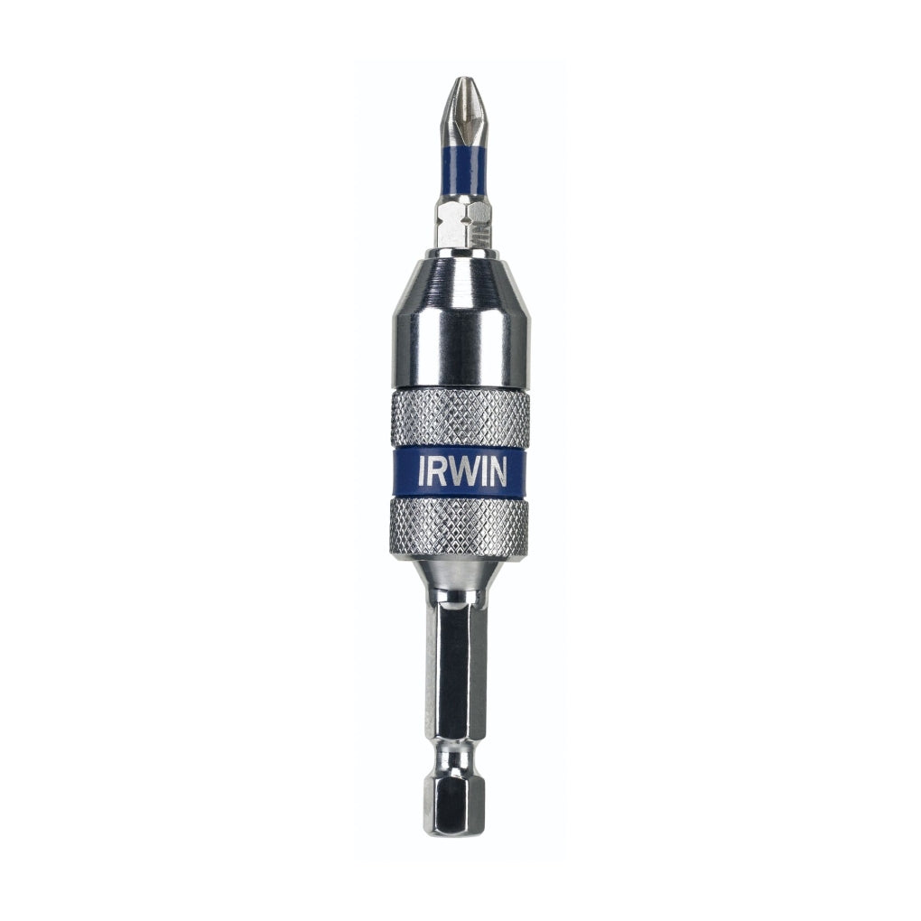 Irwin Hanson 4935703 1/4in. Lock-n-Load Quick Change Bit Holder, 2in. OAL