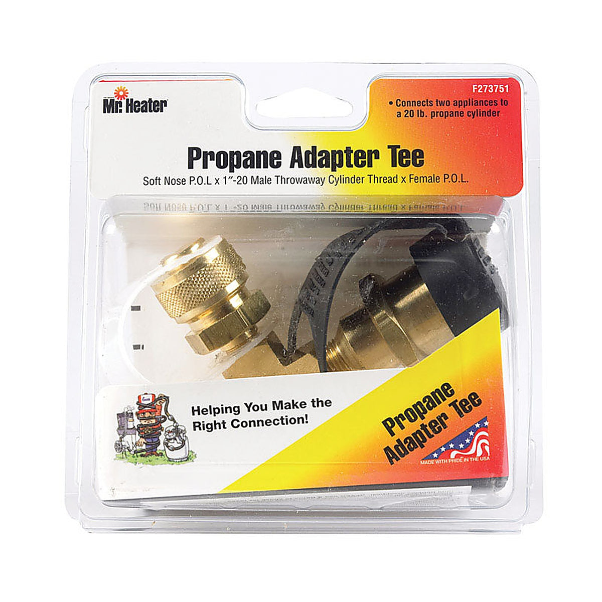 Mr. Heater F273751 Brass Cylinder Adapter