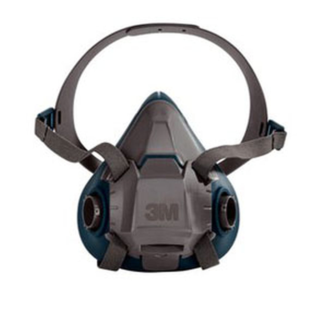 3M 49489 Rugged Comfort Half Facepiece Reusable Respirator 6502, Medium 70071621836