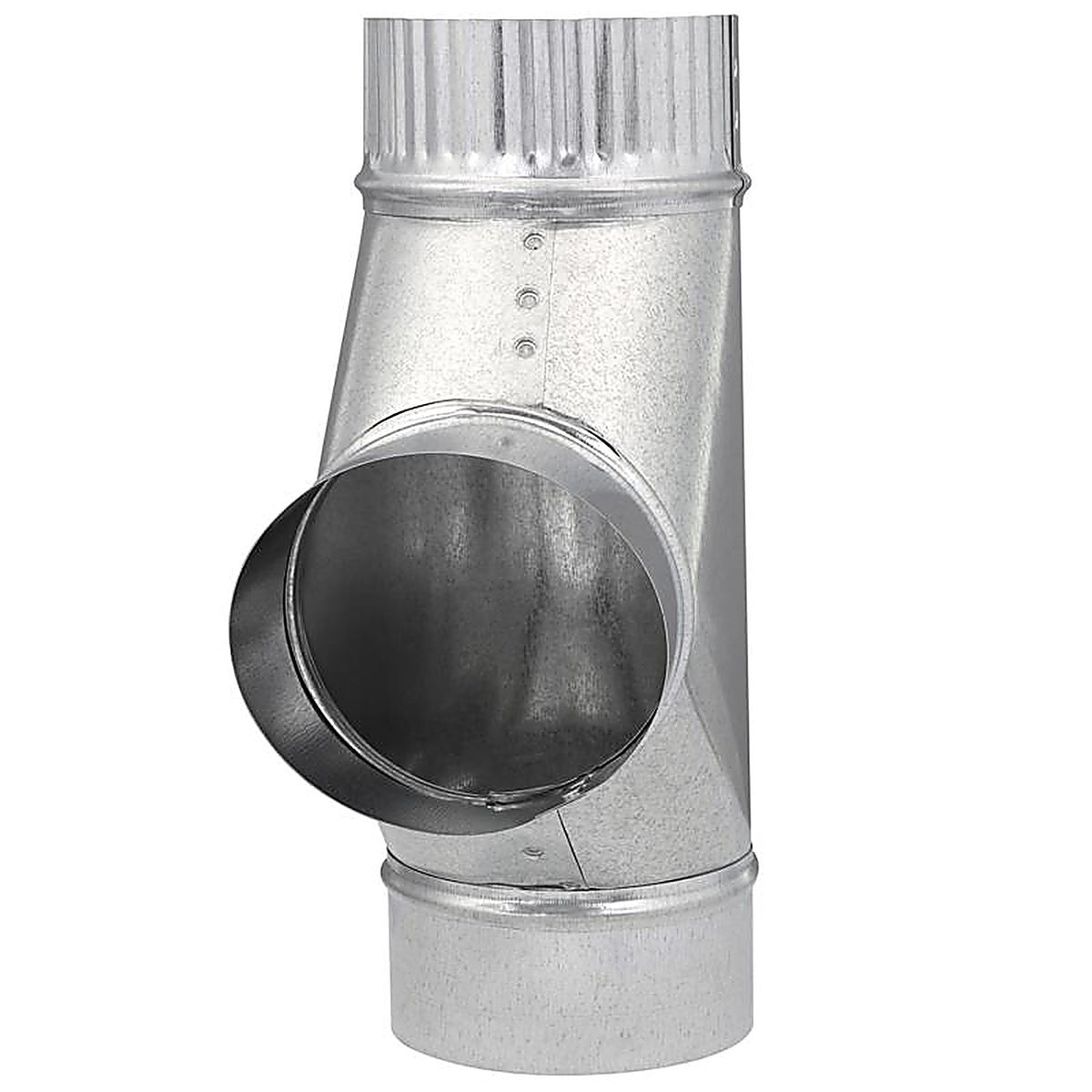 Imperial GV0883-A 4 in. x 4 in. x 4 in. Galvanized Steel Furnace Pipe Tee