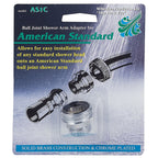 Whedon AS1C Chrome Brass Shower Arm