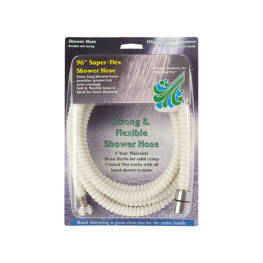 Whedon - AF106C - Superflex White PVC 96 In. Shower Hose