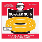 Harveys - 6005 - Toilet Bowl Gasket with Wax & Flange Polyethylene