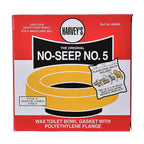 Harveys - 6005 - Toilet Bowl Gasket with Wax & Flange Polyethylene