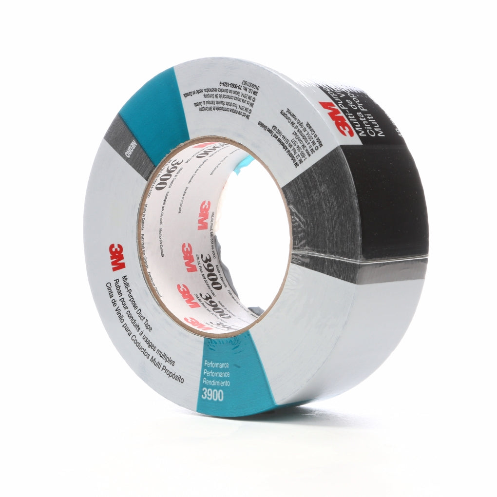 3M 49833 Duct Tape 3900 Black, 48 mm x 54.8 m
