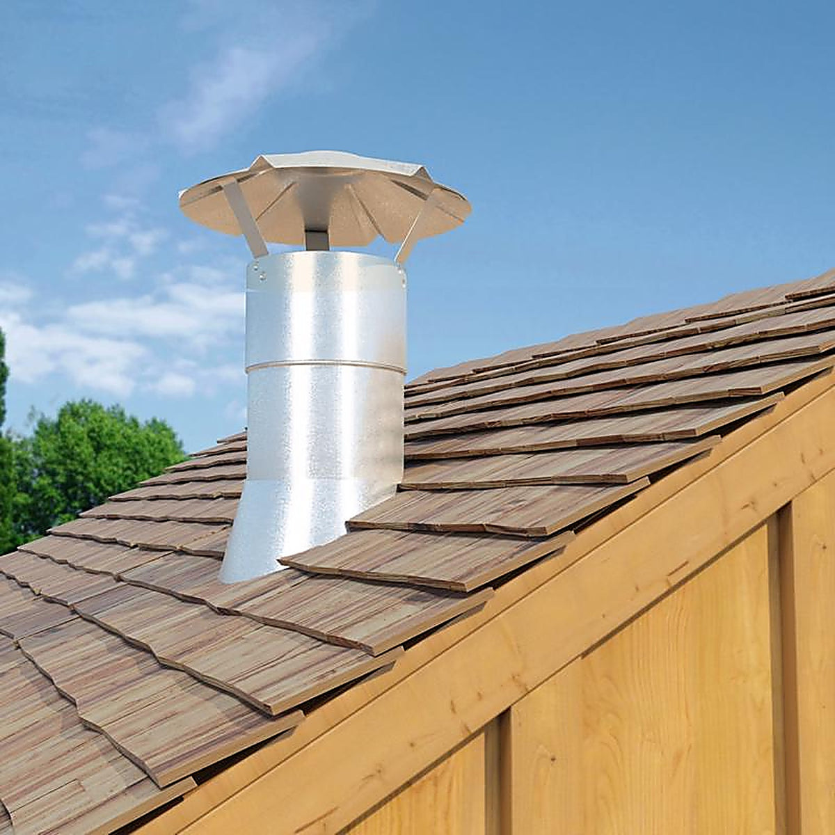 Imperial - GV0590 - 7 In. D Galvanized Steel Rain Cap