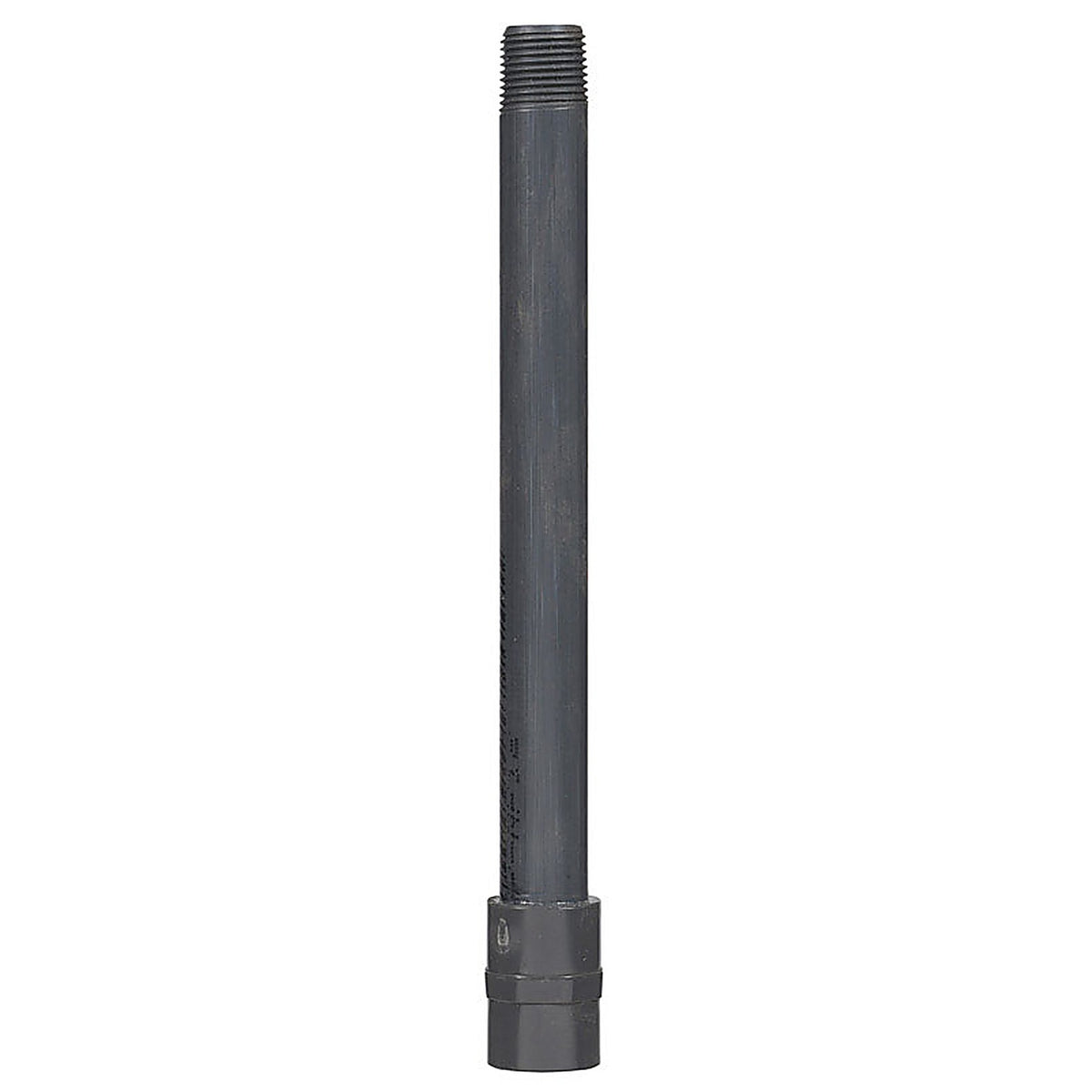 Mueller 413-120 Schedule 80 1/2 in. MPT x 1/2 in. Dia. FPT PVC 12 in. Coupler Nipple