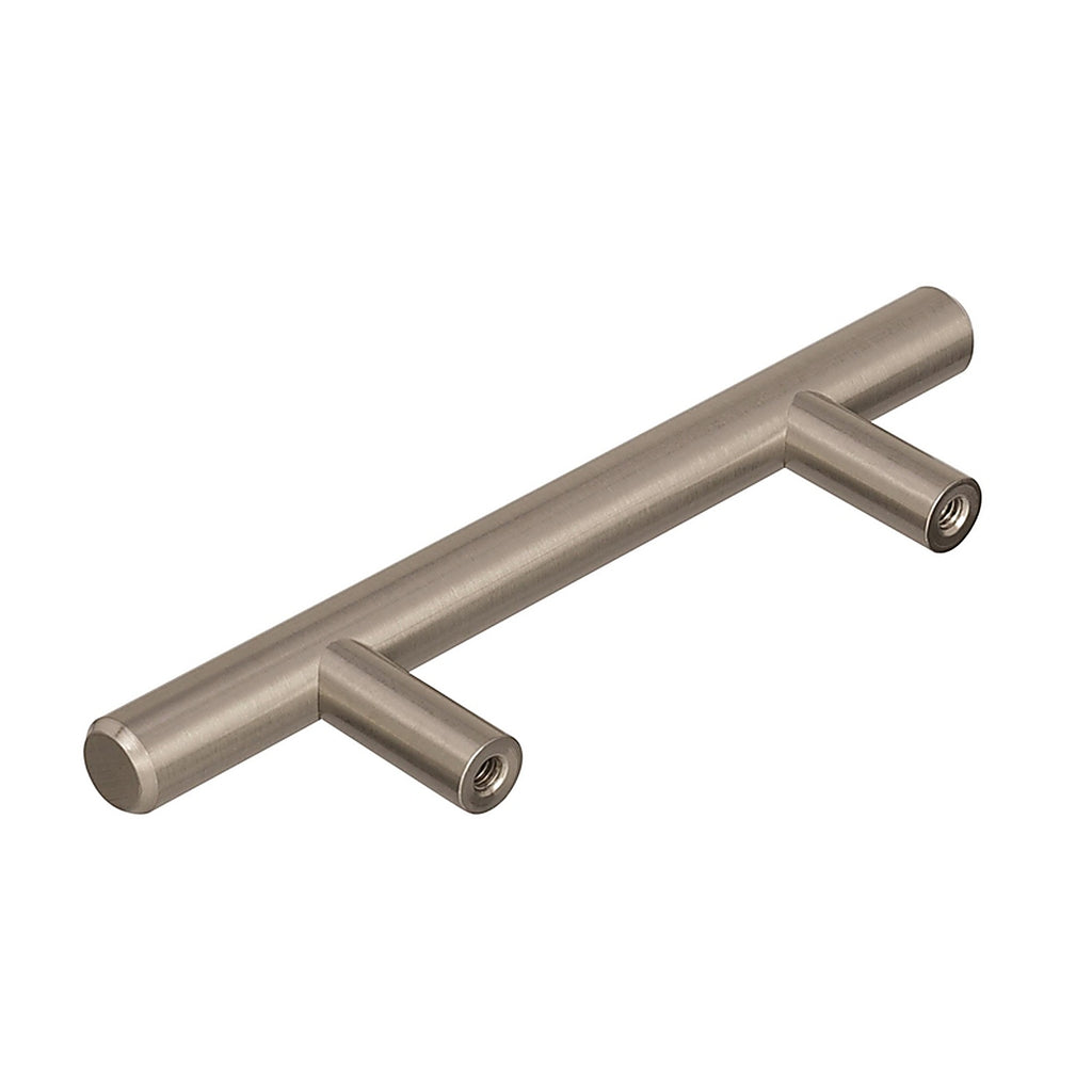Amerock - 5PK19010CSG9 - Contemporary Bar Cabinet Pull 3 In. Sterling Nickel Silver 5 Pack