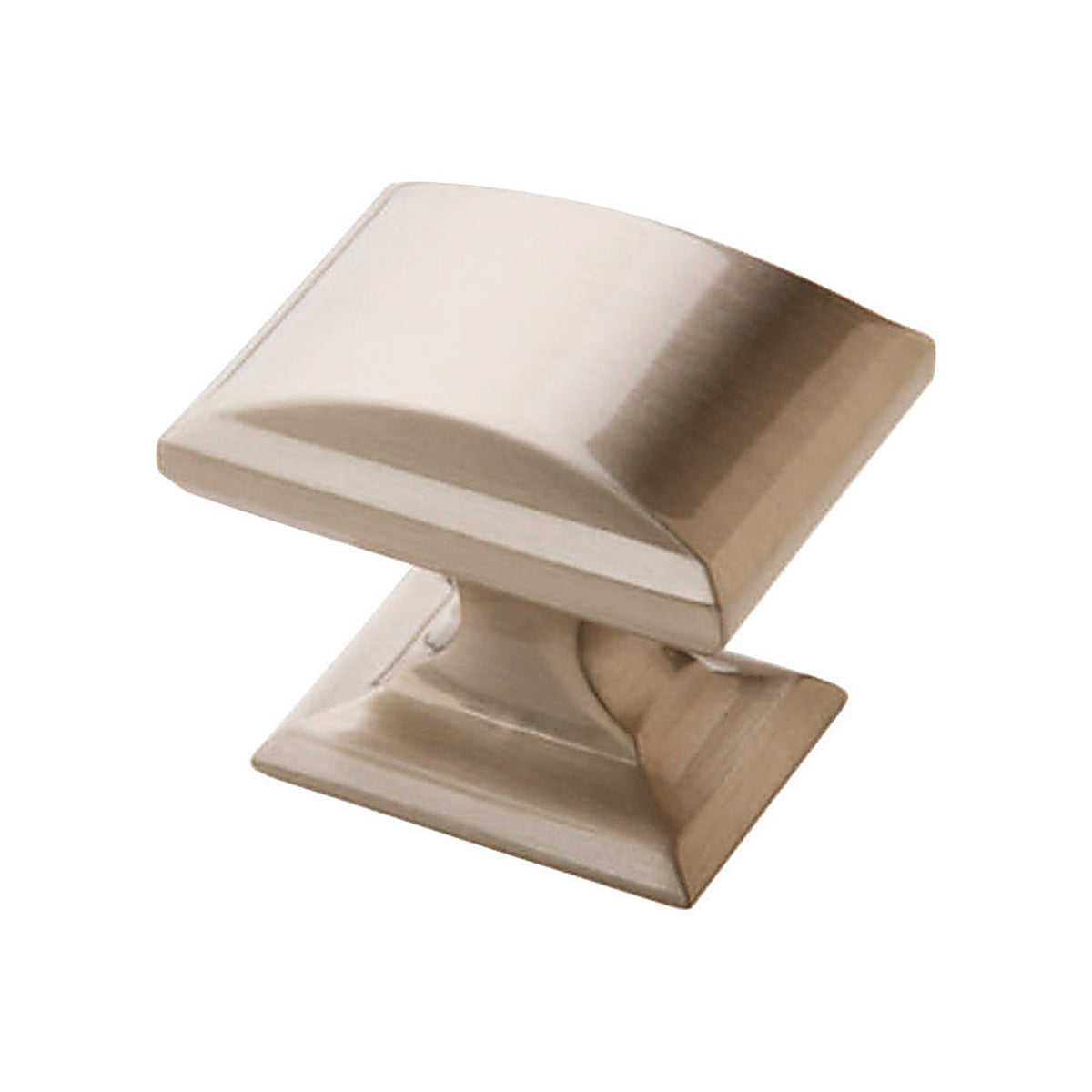 Amerock - 5PK29340G10 - Candler Rectangle Cabinet Knob 1-1/4 In. D 1-1/8 In. Satin Nickel 5 Pack