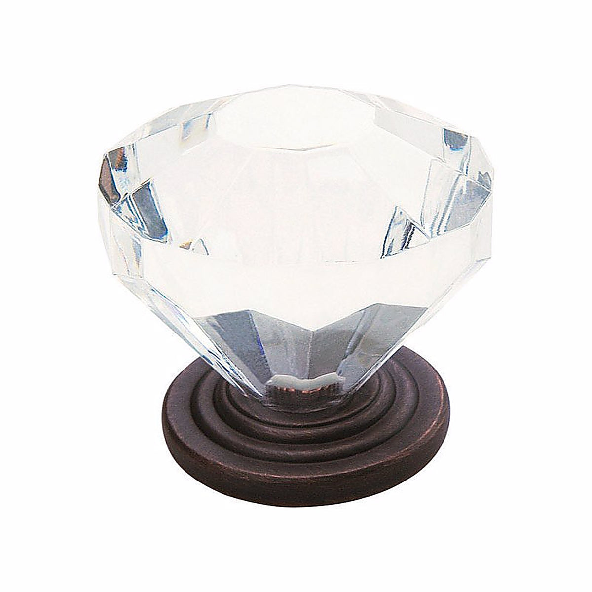 Amerock - 5PK14303ORB - Traditional Classics Round Cabinet Knob 1-1/4 In. D 1-3/8 In. Oil Rubbed Bronze 5 Pack