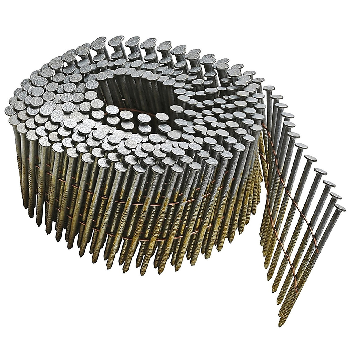 Bostitch - C8R113BD - 2-3/8 In. L X 13 Ga. Angled Coil Coated Framing Nails 15 Deg 2,700 Pack