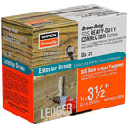 Simpson Strong-Tie - SDS25312-R25L - Strong-Drive No. 3 Sizes X 3-1/2 In. L Star HEX Head Serrated Structural Screws
