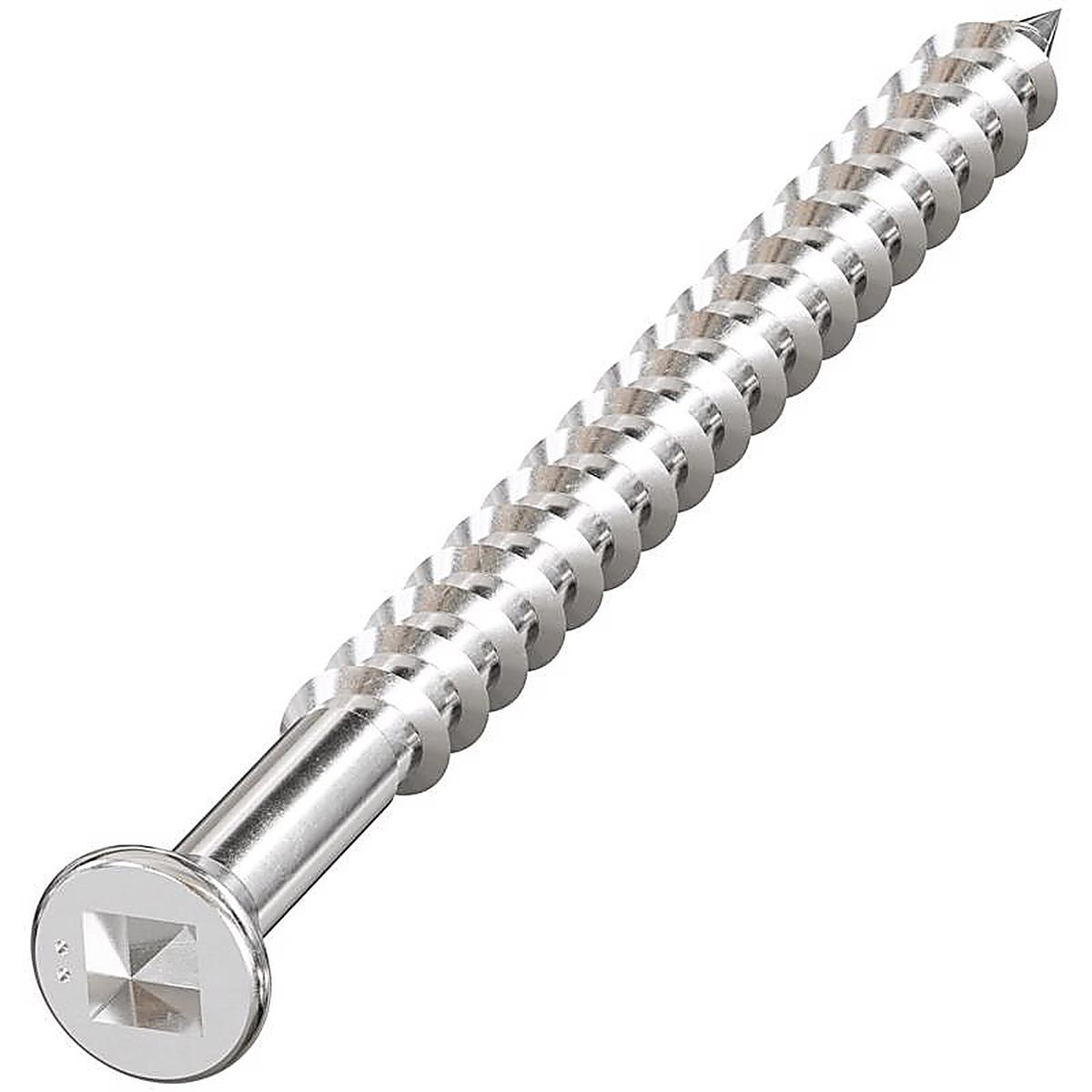 Quik Drive - SSDTH212S - No. 7 Sizes X 2.5 In. L Silver Square Trim Head Deck Screws 1000 Pack
