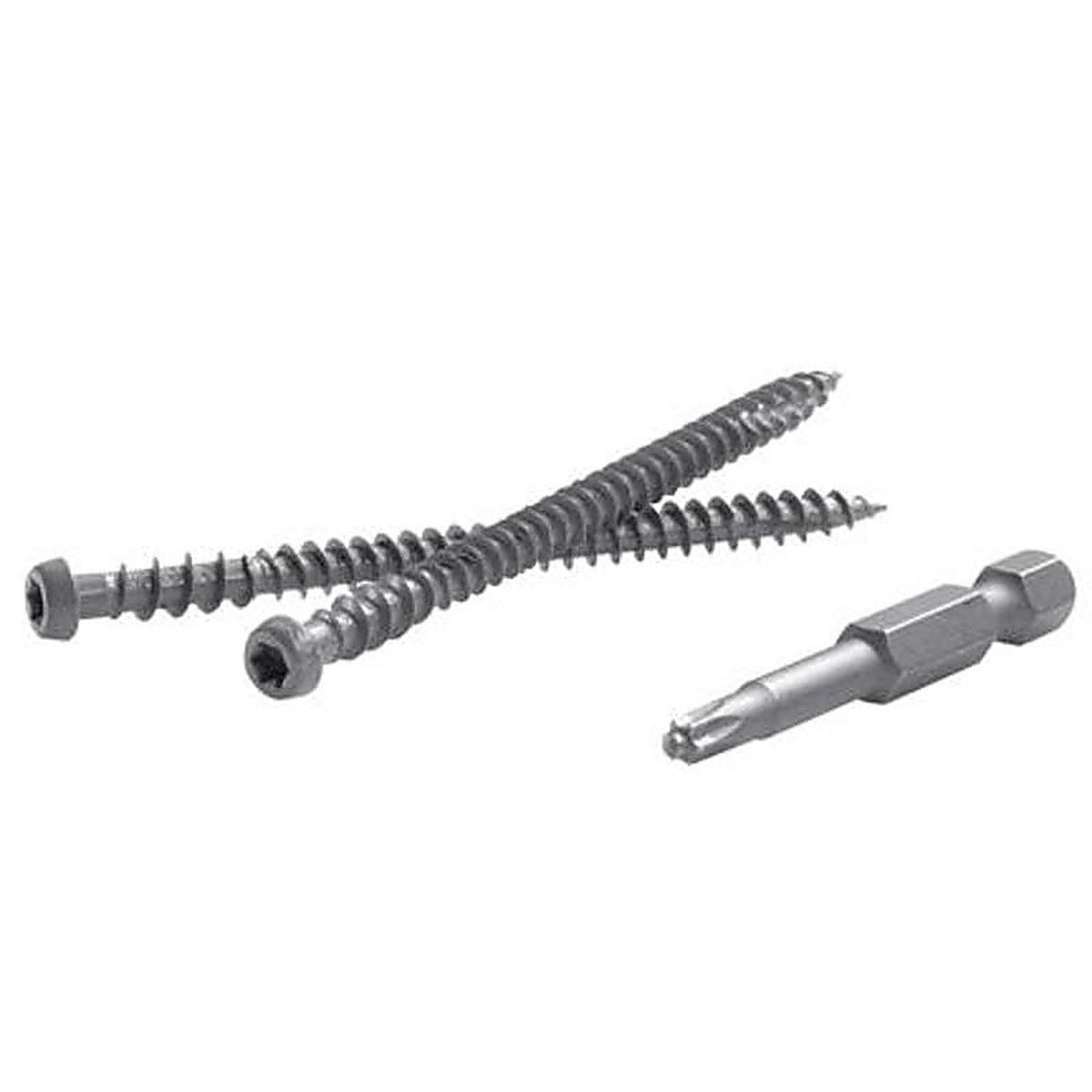 Fastenmaster - FMTR3-212-1050T - Trapease No. 20 X 2-1/2 In. L Gravel Path Torx Ttap Star Head Composite Deck Screws 105