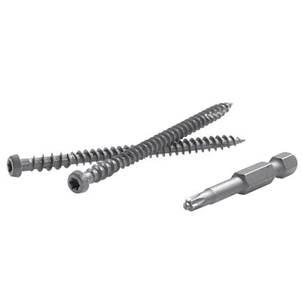 Fastenmaster - FMTR3-212-1050T - Trapease No. 20 X 2-1/2 In. L Tiki Torch Torx Ttap Star Head Composite Deck Screws 1050