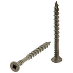 Senco 08D300W DuraSpin No. 8 x 3 in. L Square Galvanized Collated Wood Screws 800/Pack