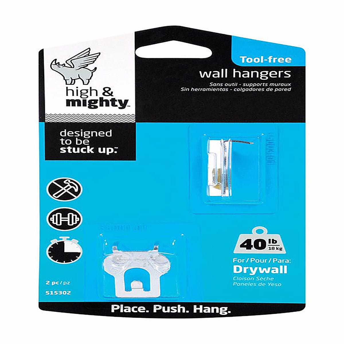 Hillman 515302 Picture Hanger 40 lb. 2/Pack
