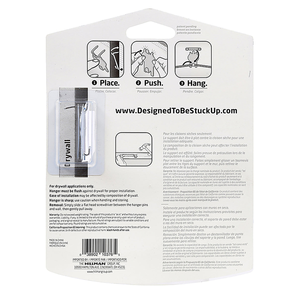 Hillman 515311 Picture Hanging Kit 20 lb. 6/Pack