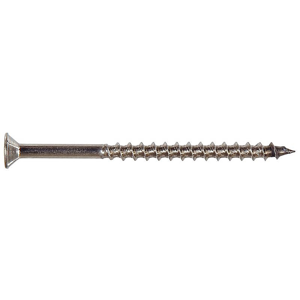 Hillman - 42689 - Deck Plus No. 8 Ga. X 2 In. L Silver Star Flat Head Deck Screws 25 Pack