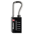 Master Lock - 4696D - 1-5/16 In. W Steel 4-Dial Combination Luggage Lock