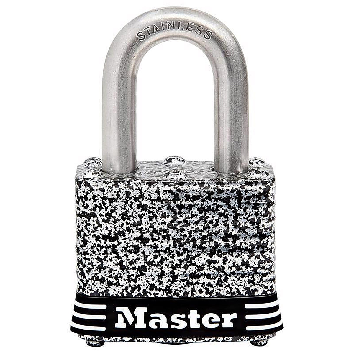 Master Lock - 3SSKADHC - 1.5 In. W Steel 4-Pin Tumbler Weather-Resistant Padlock