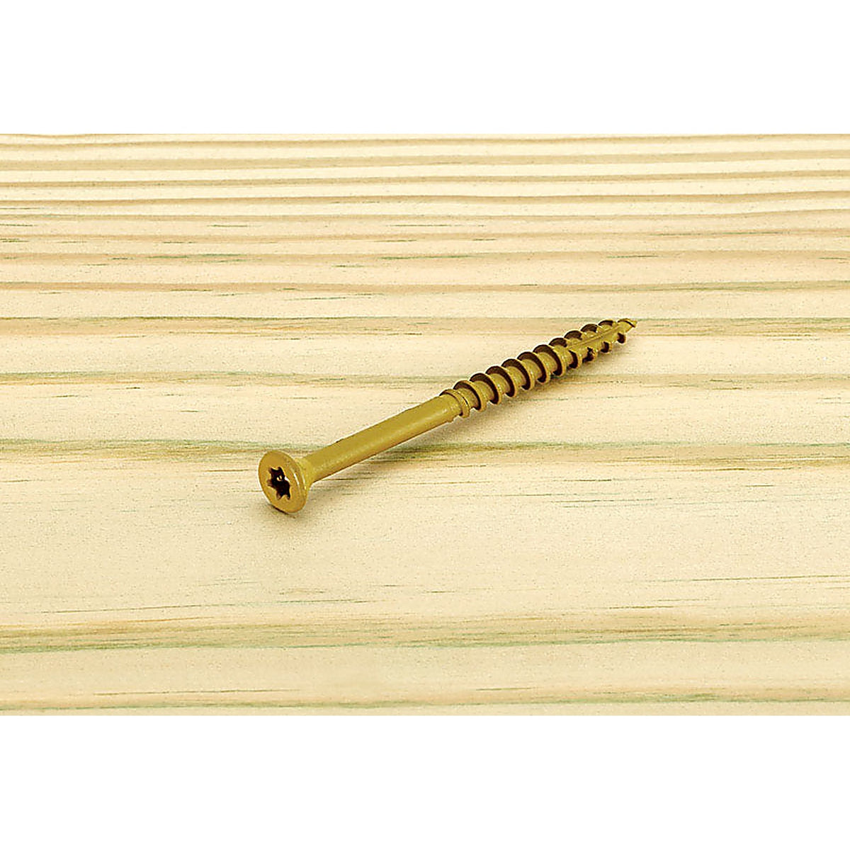 Starborn - DT62F300 - Deckfast No. 9 X 3 In. L Tan Star Flat Head Deck Screws 250 Pack