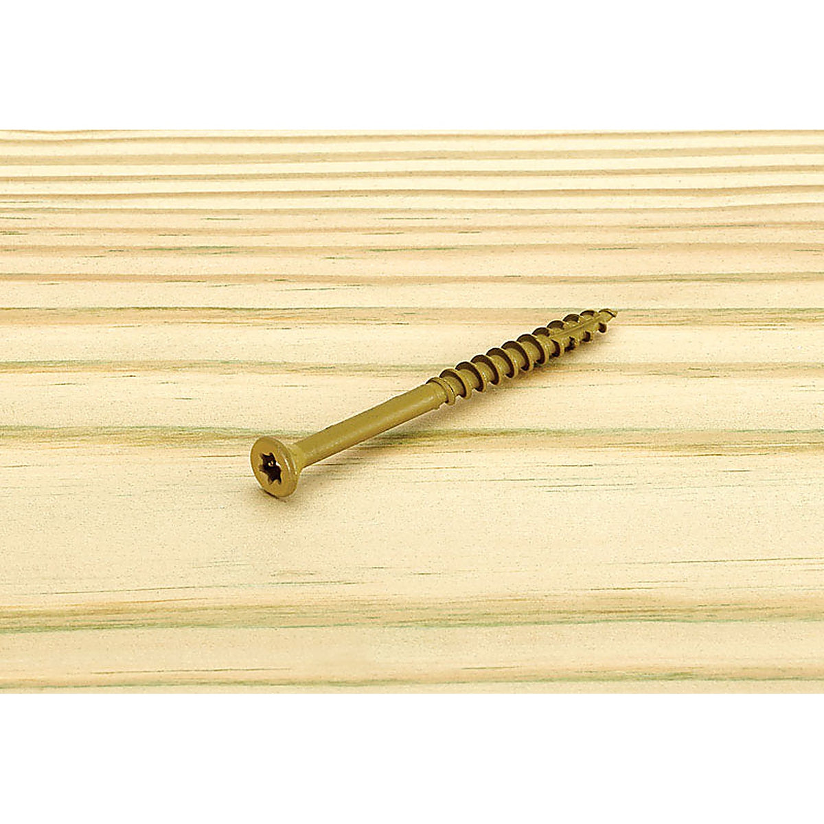 Starborn - DT62G200 - Deckfast No. 8 X 2 In. L Tan Star Flat Head Deck Screws 500 Pack