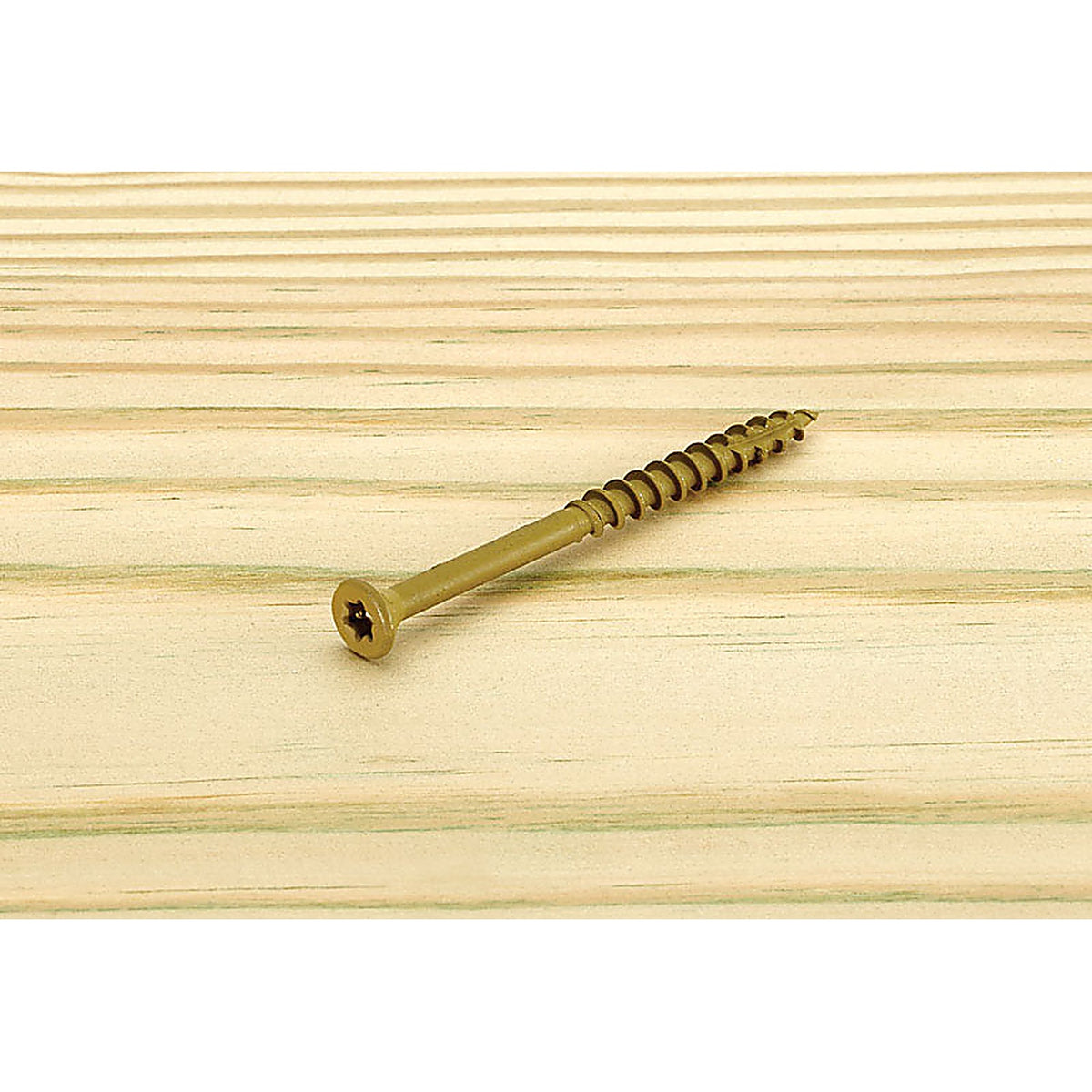 Starborn - DT62V250 - Deckfast No. 9 X 2-1/2 In. L Tan Star Flat Head Deck Screws 2500 Pack
