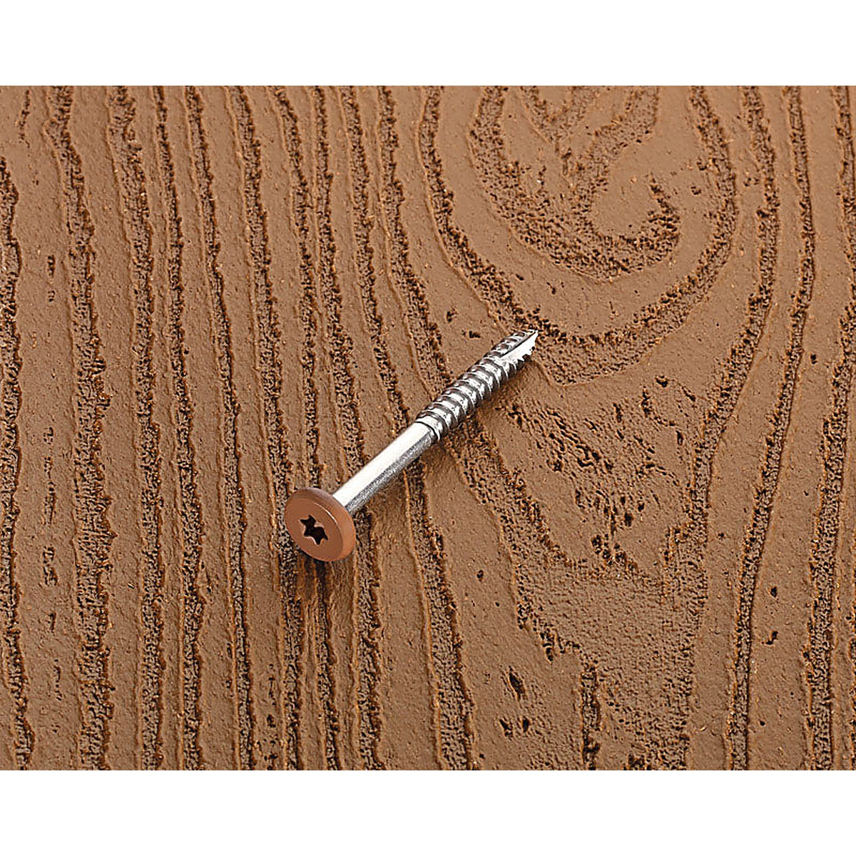 Starborn - FST34L09188 - Deckfast No. 9 X 1-7/8 In. L Brown Star Pan Head Fascia Screws 100 Pack