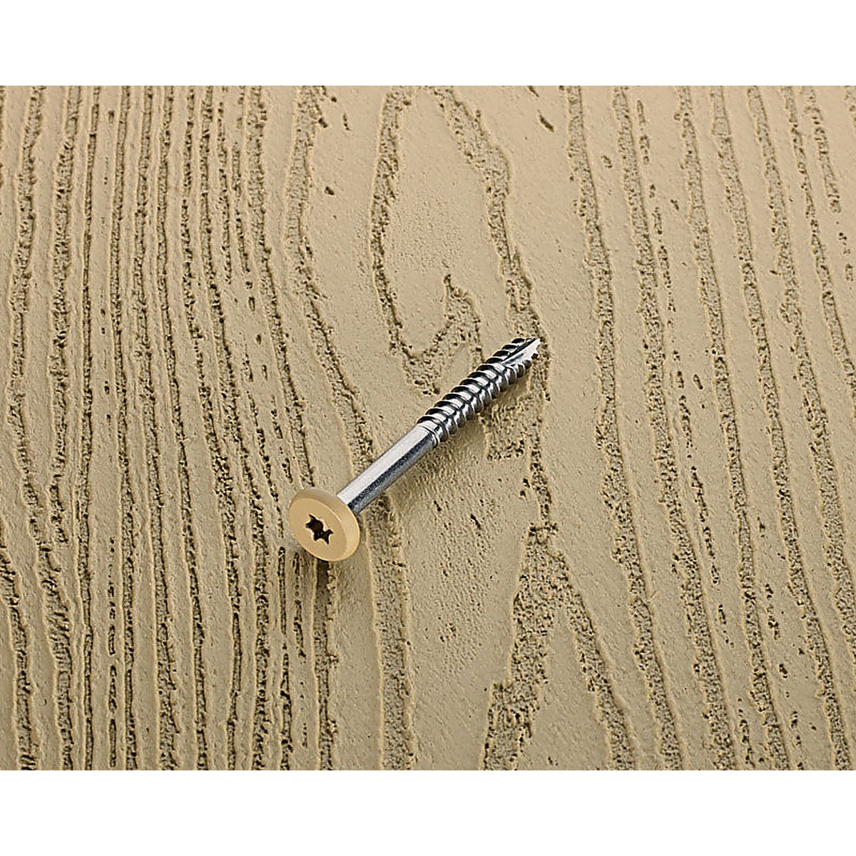 Starborn - FST63L09188 - Deckfast No. 9 X 1-7/8 In. L Buckskin Star Pan Head Fascia Screws 100 Pack