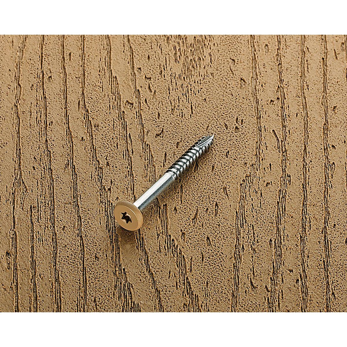 Starborn - FST65L09188 - Deckfast No. 9 X 1-7/8 In. L Rosy Brown Star Pan Head Fascia Screws 100 Pack