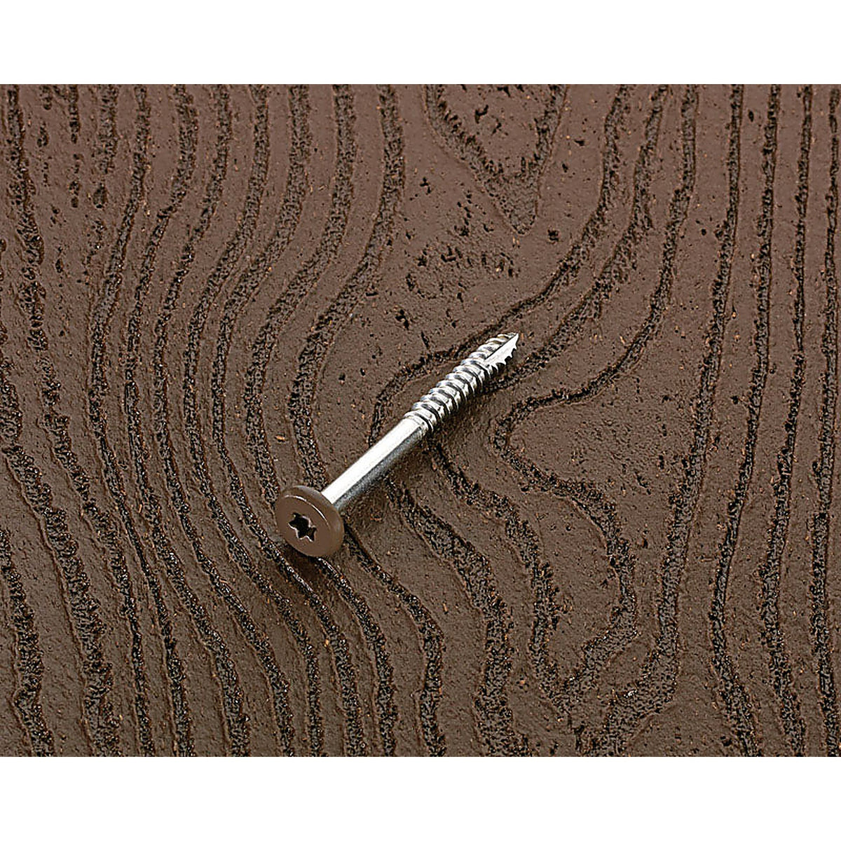 Starborn - FST71L09188 - Deckfast No. 9 X 1-7/8 In. L Chocolate Star Pan Head Fascia Screws 100 Pack