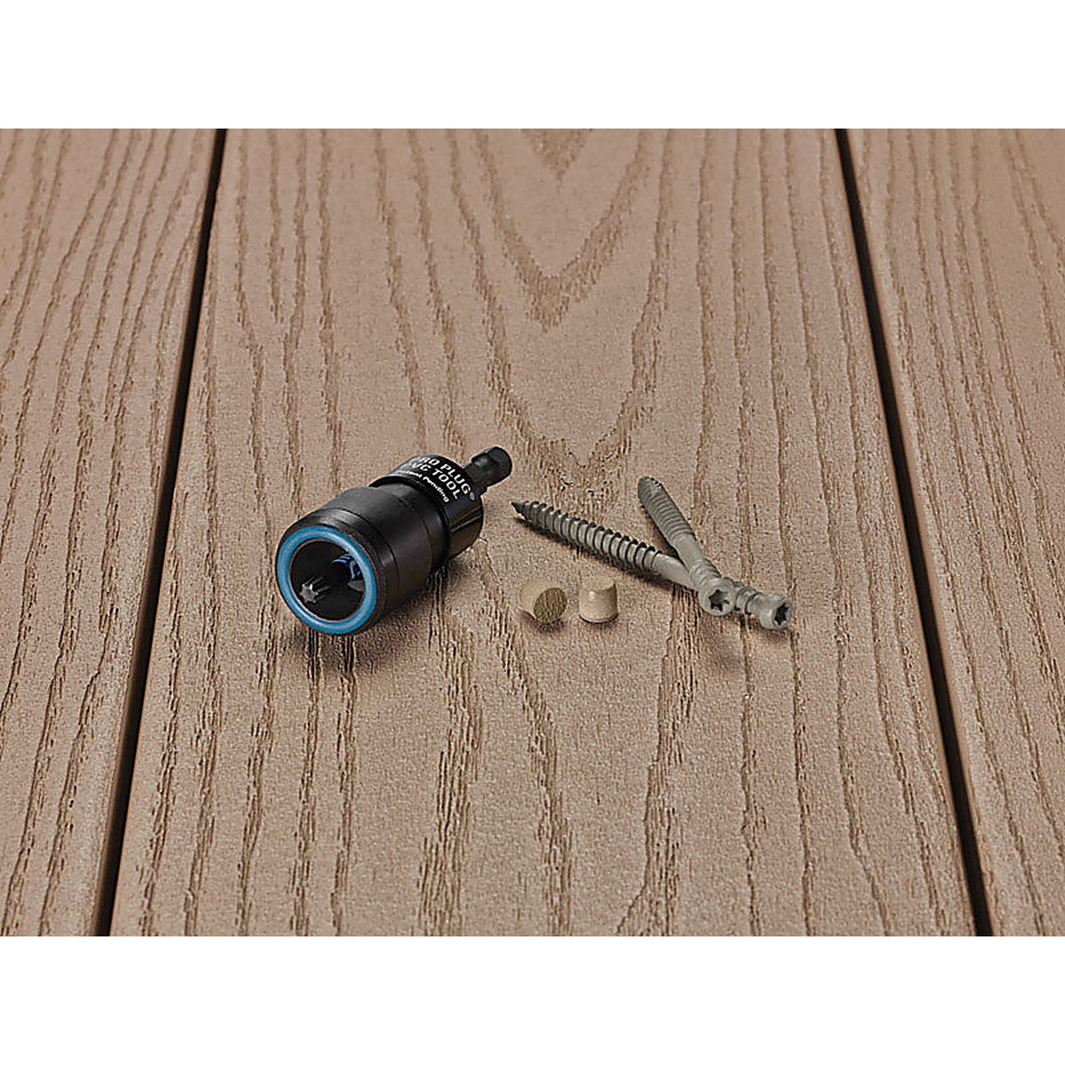 Starborn - PXDC301Q275 - Pro Plug No. 10 X 2-3/4 In. L Brownstone Star Trim Head Deck Screws and Plugs Kit 1 Pack