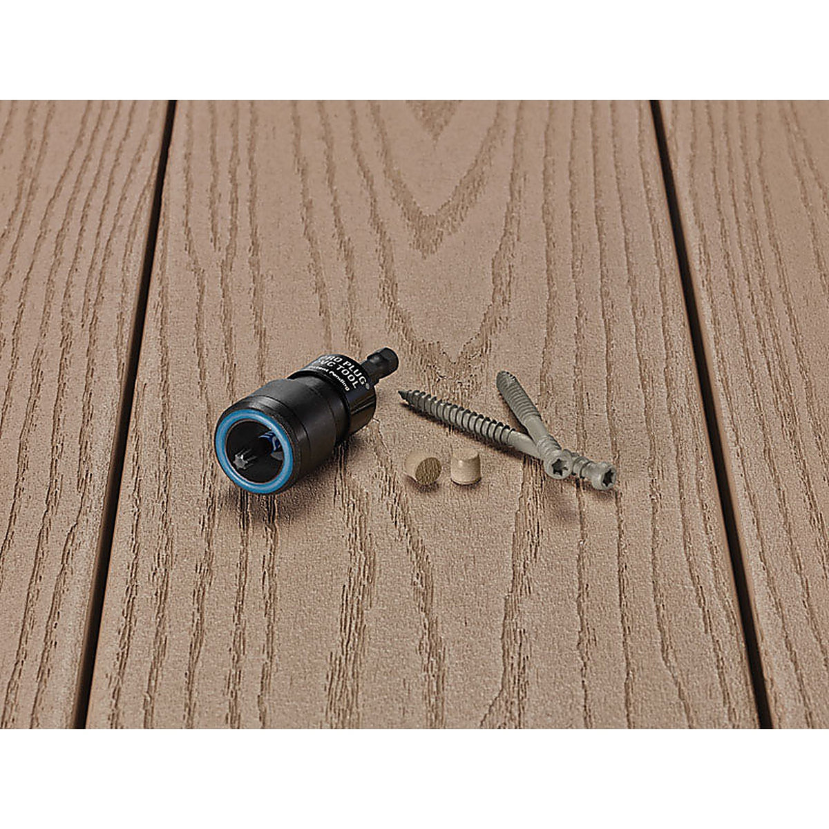 Starborn - PXDC301T275 - Pro Plug No. 10 X 2-3/4 In. L Brownstone Star Trim Head Deck Screws and Plugs Kit 1 Pack