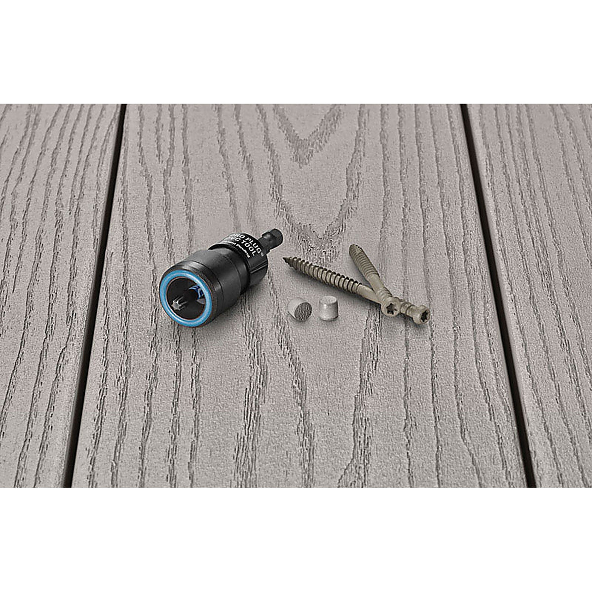 Starborn - PXDC314T275 - Pro Plug No. 10 X 2-3/4 In. L Slate Gray Star Trim Head Deck Screws and Plugs Kit 1 Pack