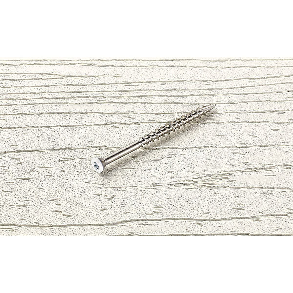 Starborn - STX39T07162 - Headcote No. 7 X 1-5/8 In. L White Star Trim Head Deck Screws 350 Pack