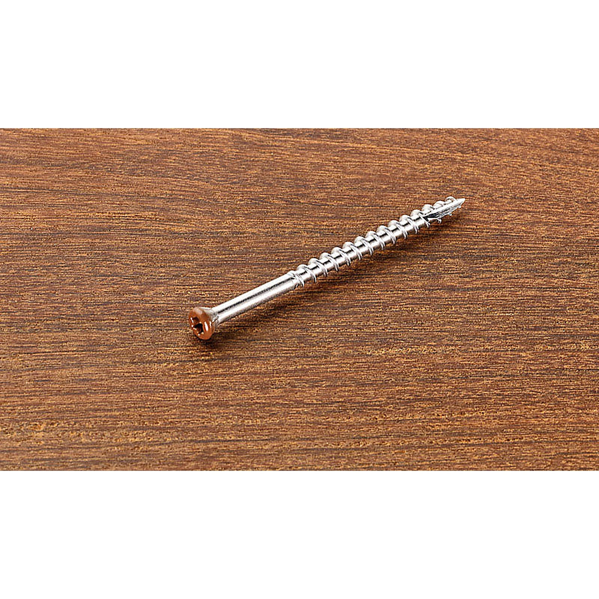 Starborn - STX34T08250 - Headcote No. 8 X 2-1/2 In. L Brown Star Trim Head Deck Screws 350 Pack